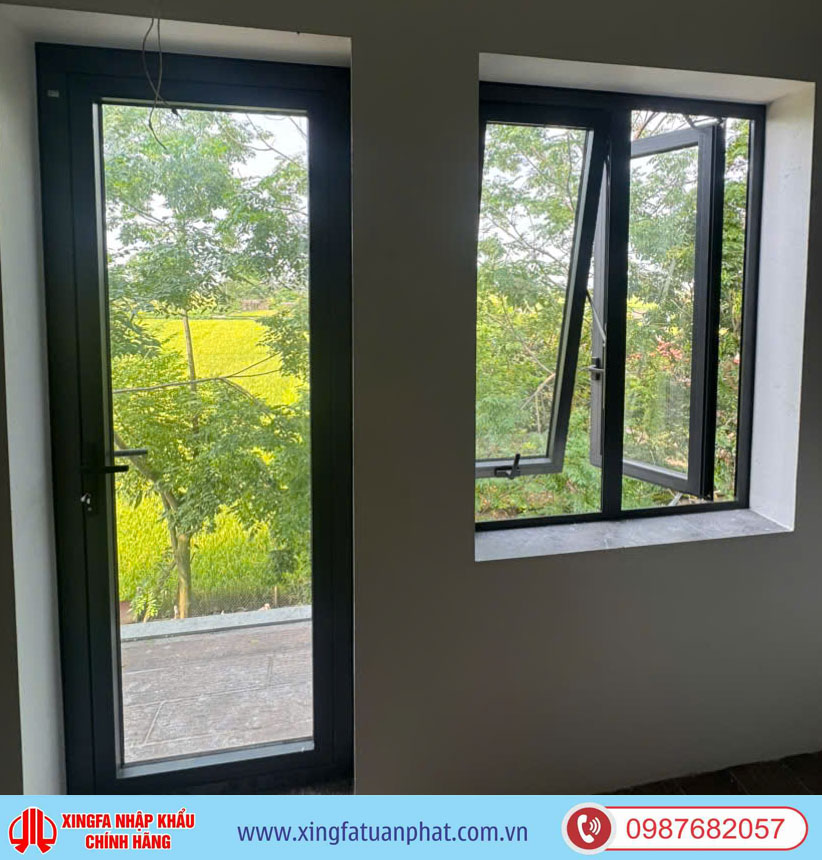 Cửa nhôm xingfa tại Yên Dũng,Bắc Giang
