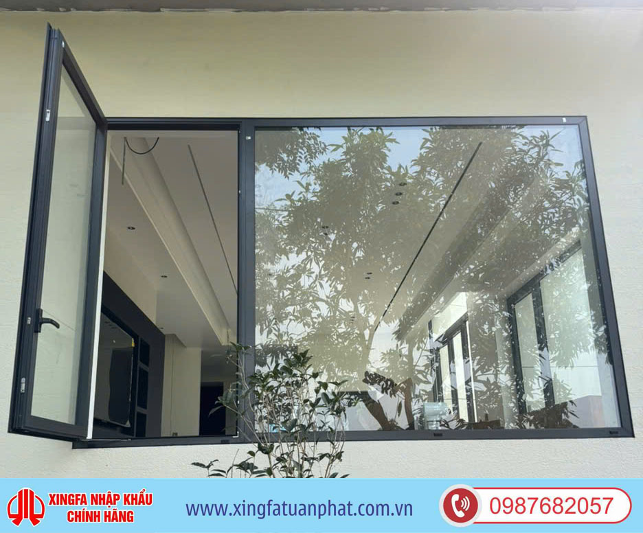 Cửa nhôm xingfa tại Yên Dũng,Bắc Giang